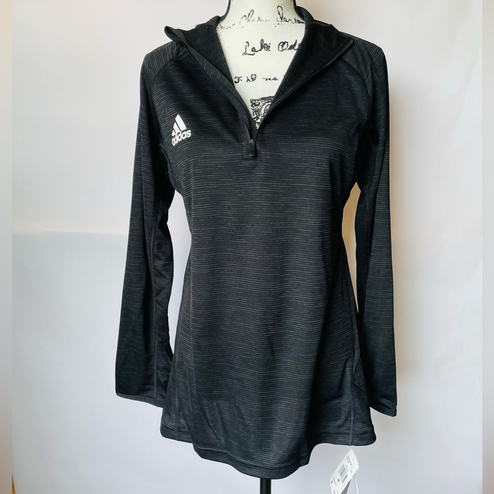 Adidas Game Mode  Black Heather Sweatshirt medium